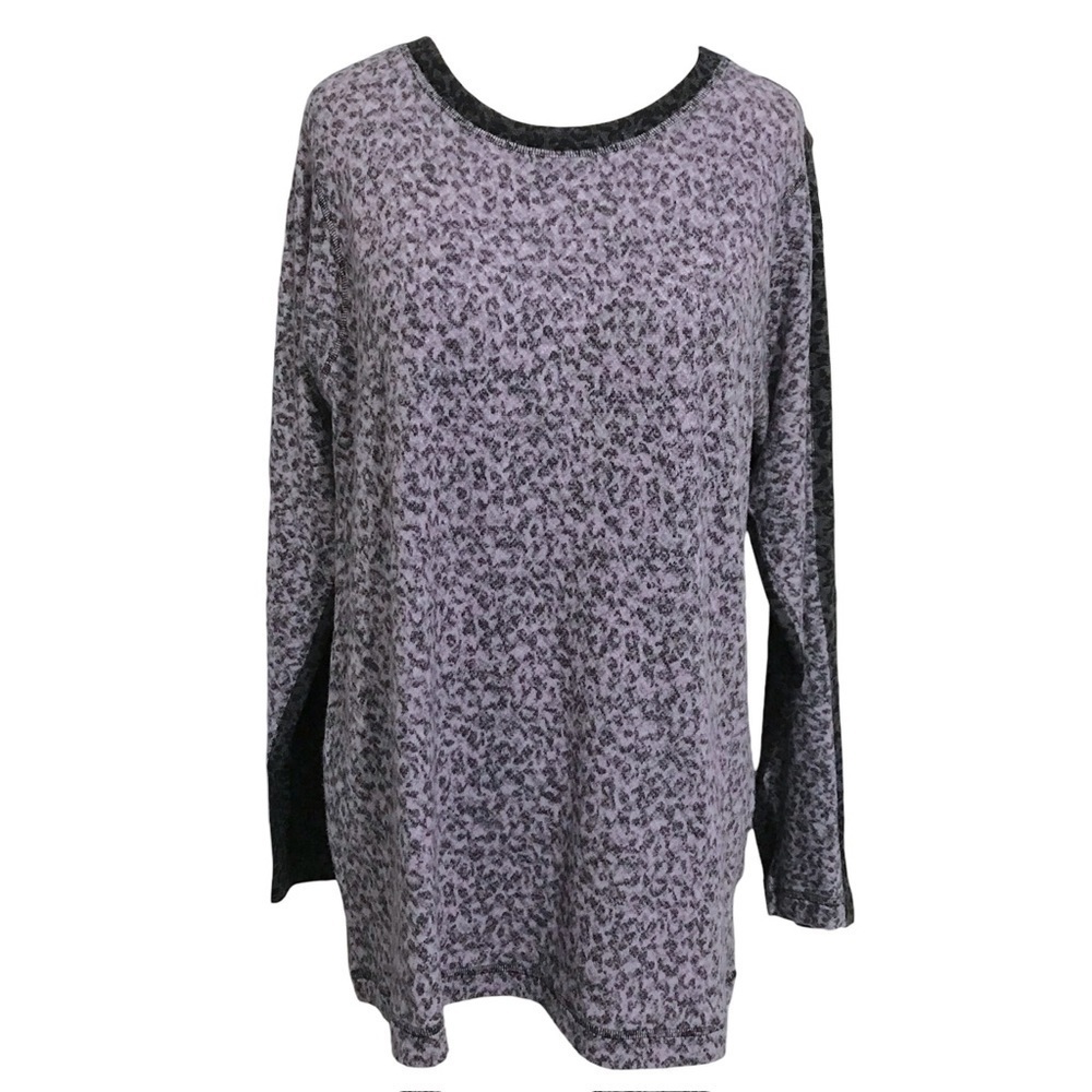 NAILLY & MILLIE Long Sleeve Crew Neck Lightweight Sweater Size Medium Colorblock